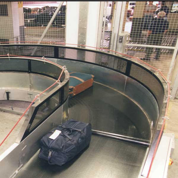 Belt Curves for Airport Baggage Handling Systems