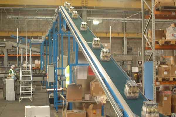 Incline/Decline Straight Belt Conveyors Incline/Decline Straight Belt Conveyors
