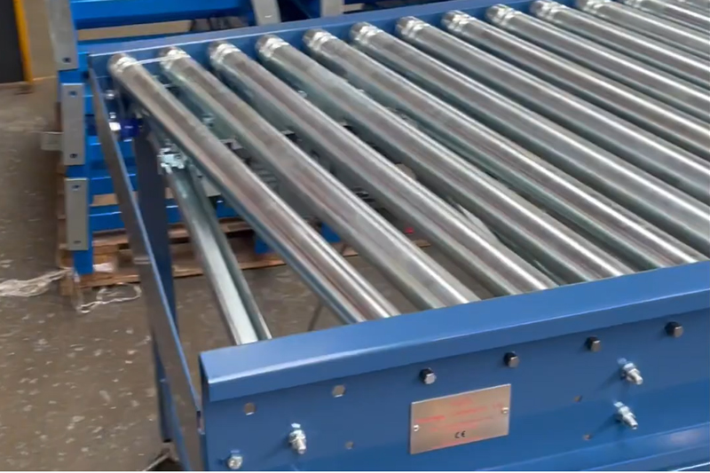 Lineshaft Skewed Powered Roller Conveyor Example Video
