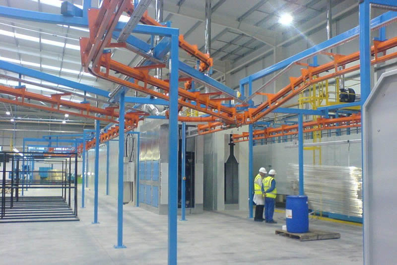 MCM Autotrack Power & Free Overhead Conveyor System Completed