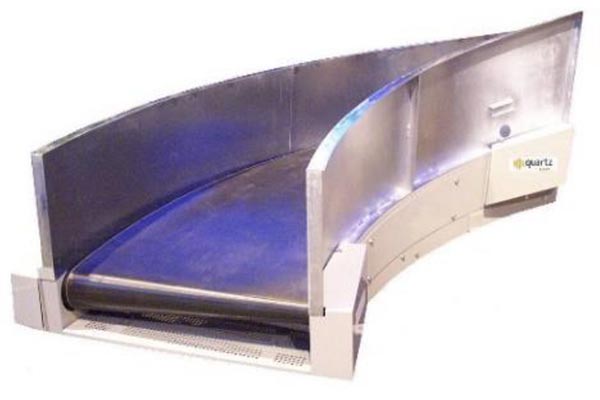 Spiral Belt Curve Formats for Integration Into Airport Baggage Handling Systems