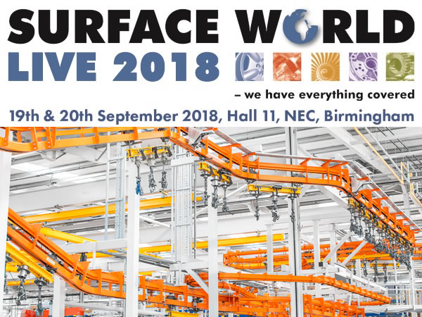 Visit Us At Surface World 2018 @ The NEC