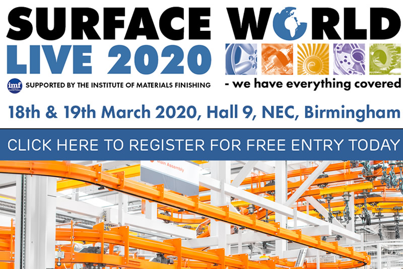 Visit Us at Surface World 2020 @ the NEC